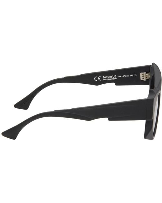 Kuboraum Black U5 Sunglasses for men