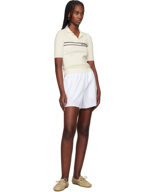 Off-White c/o Virgil Abloh White Poplin Shorts
