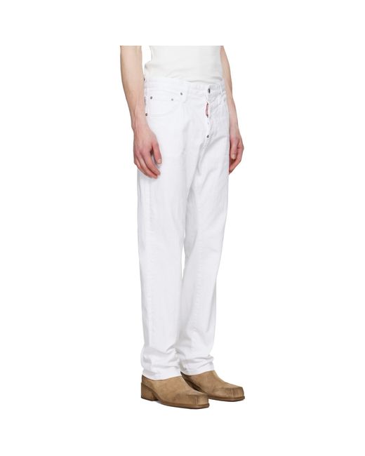 Jean 642 Blanc DSquared² pour homme en coloris White