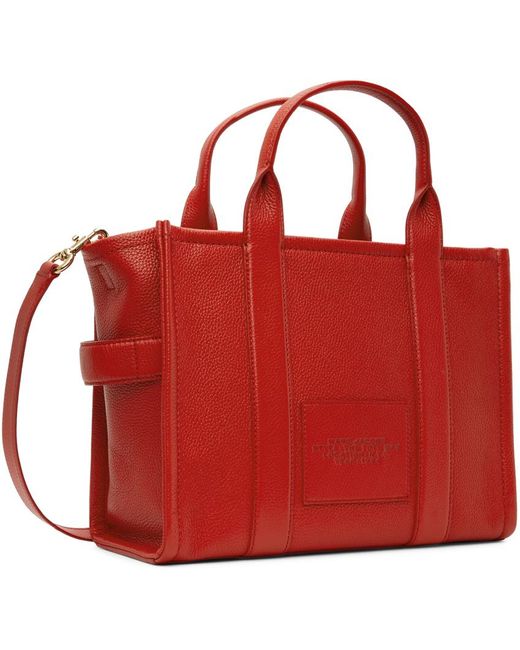 Marc Jacobs Red 'the Leather Medium Tote Bag' Tote