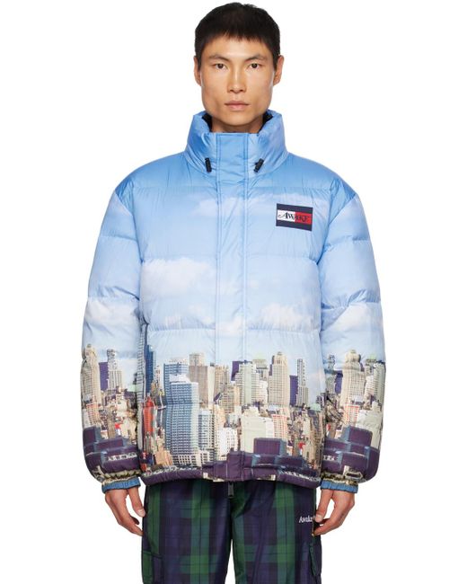 メンズ Tommy Hilfiger Awake Nyエディション ブルー リバーシブル ダウンジャケット ブルー | Lyst