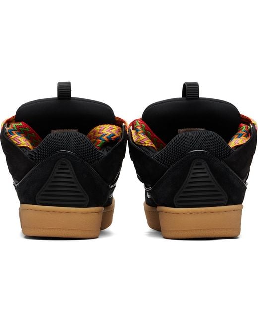 Lanvin Black Curb Sneakers