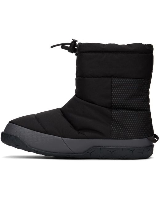 The North Face Black Nuptse Après Boots for Men | Lyst UK