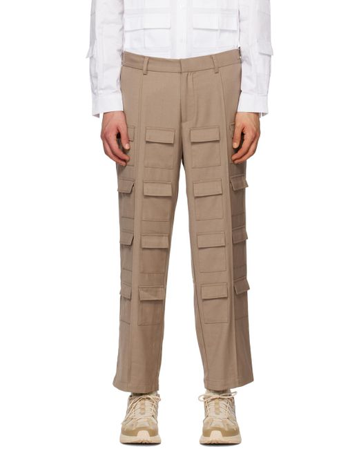 Tombogo Green Flap Pocket Trousers for men
