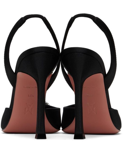 AMINA MUADDI ブラック Camelia Sling 105 ヒール Black