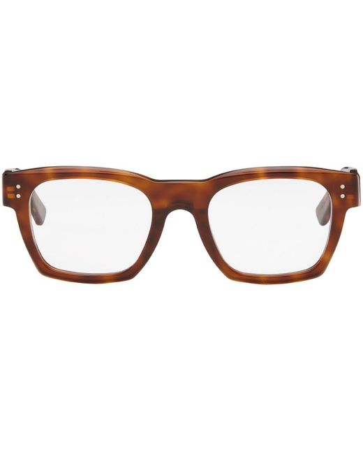 Marni Black Tortoiseshell Abiod Glasses for men