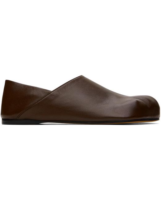J.W. Anderson Black Brown Paw Loafers