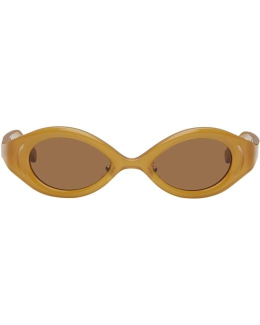 Song For The Mute Black Bio-Circular Acetate Goggle Sunglasses