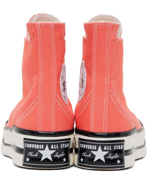 Baskets chuck 70 plus roses Converse en coloris Red