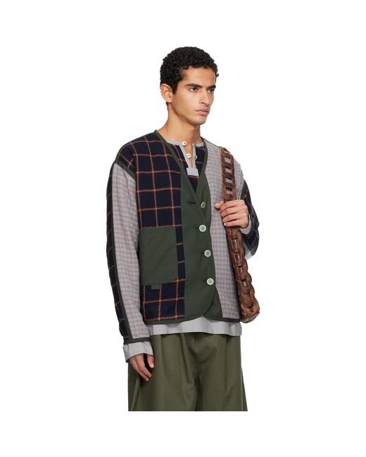SC103 Black Ridge Cardigan for men