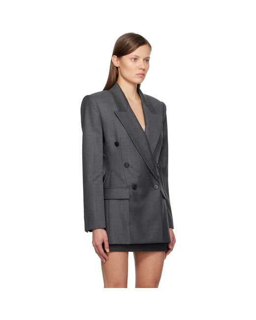 Givenchy Black Double-Breasted Blazer