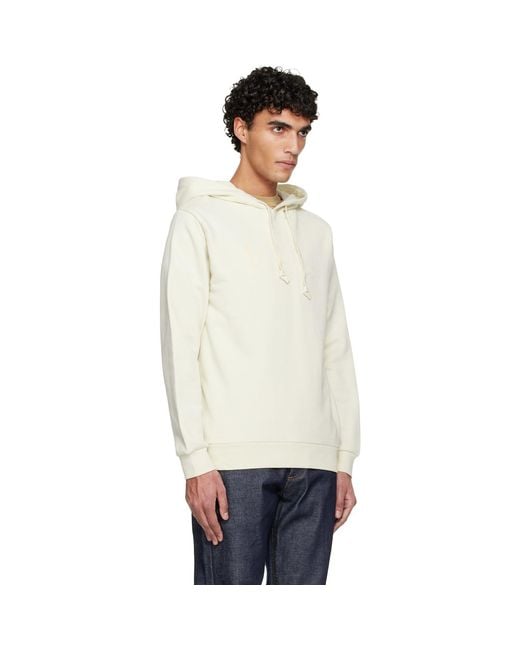 A.P.C. Black Off- Standard Grand 'Vpc' Hoodie for men