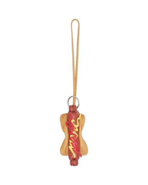 Marc Jacobs Metallic Hot Dog Bag Charm