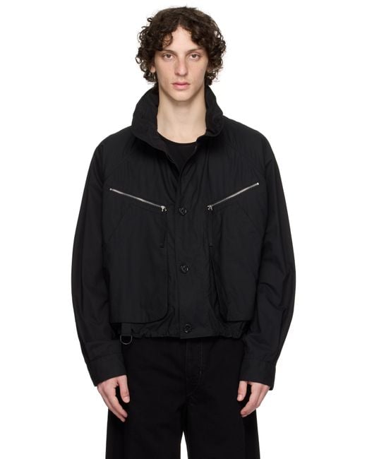 Lemaire Parachute Jacket in Black for Men | Lyst