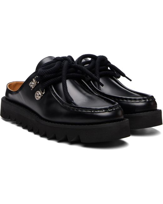 Toga Virilis Black Aj1527 Slip-On Loafers for men