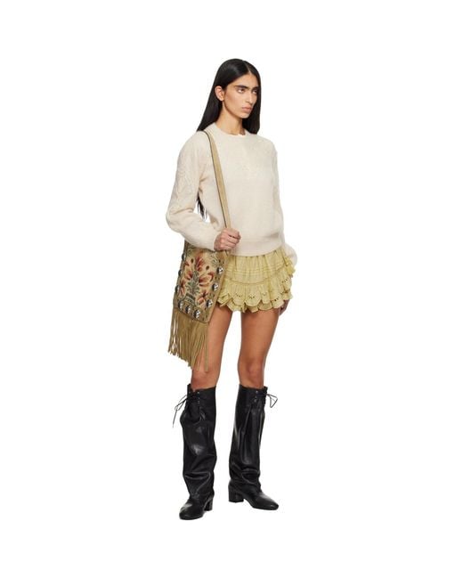 Isabel Marant Black Tan Puria Skort