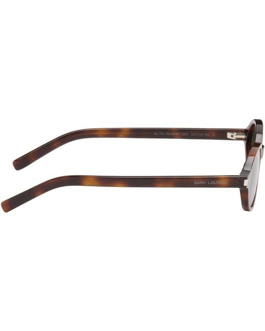 Saint Laurent Brown Sl 751 Jeanne Sunglasses