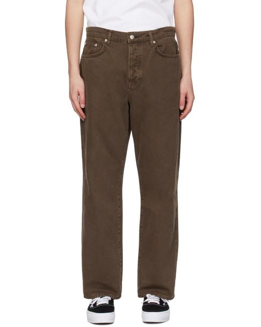 Stussy Brown Big Ol' Jeans for men