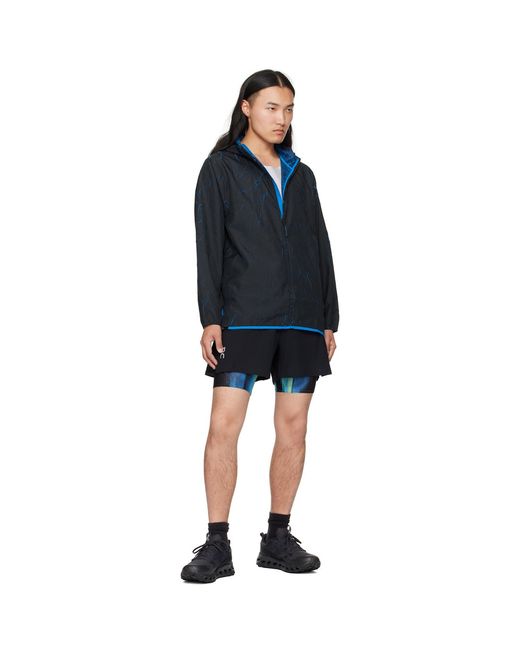 On Shoes Black Pace Shorts for men