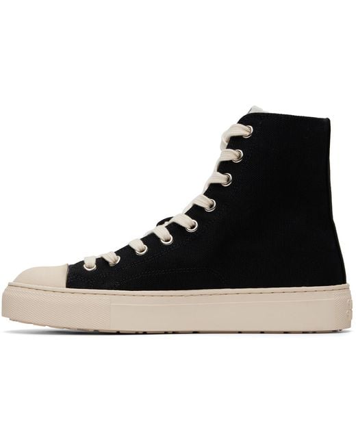 Vivienne Westwood Black High Top Plimsoll Sneakers