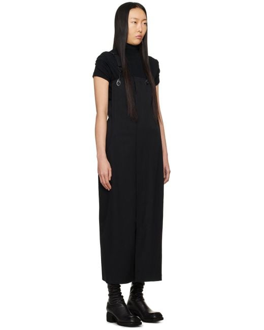 Y's Yohji Yamamoto Black Zipper Maxi Dress