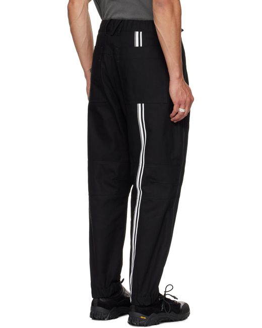 Mordecai Black Zipper Trousers for men