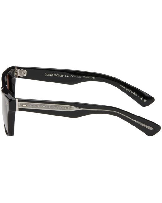 Oliver Peoples Black Oliver Sixties Sun Sunglasses for men