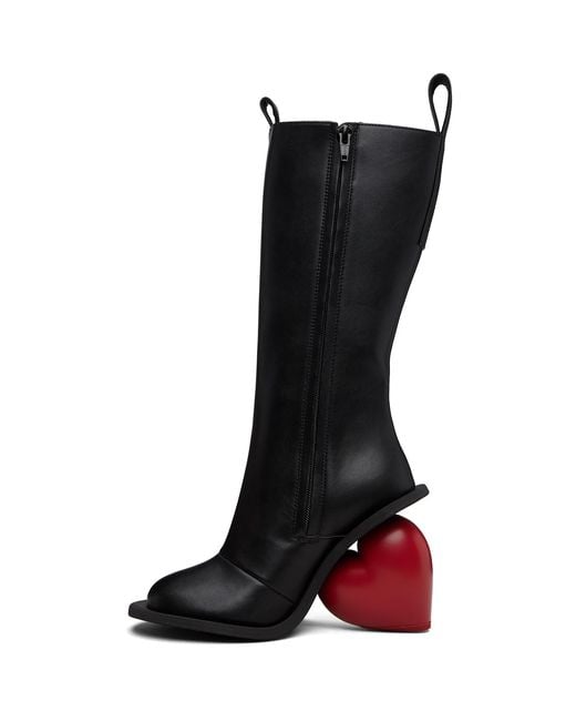 Yume Yume Black Love Tall Boots