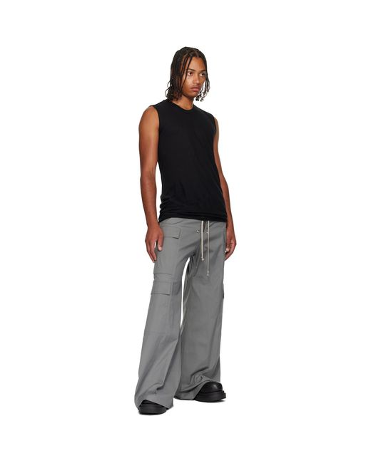 Rick Owens Black Concordians Basic Sleeveless Tank Top for men
