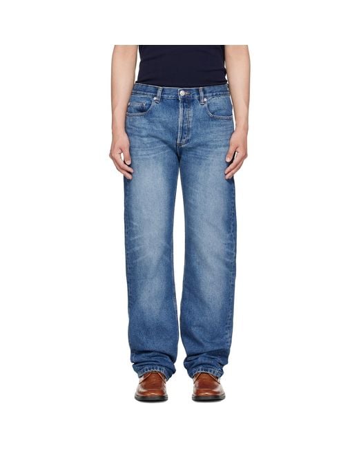 A.P.C. Blue Rescue Jeans for men
