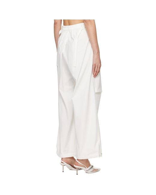 Dion Lee Off-white Flight Trousers