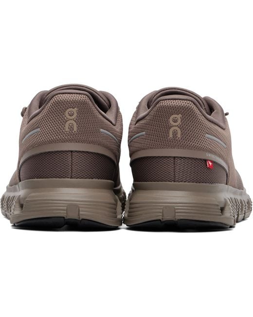 On Shoes Brown Cloud 6 Sneakers for men