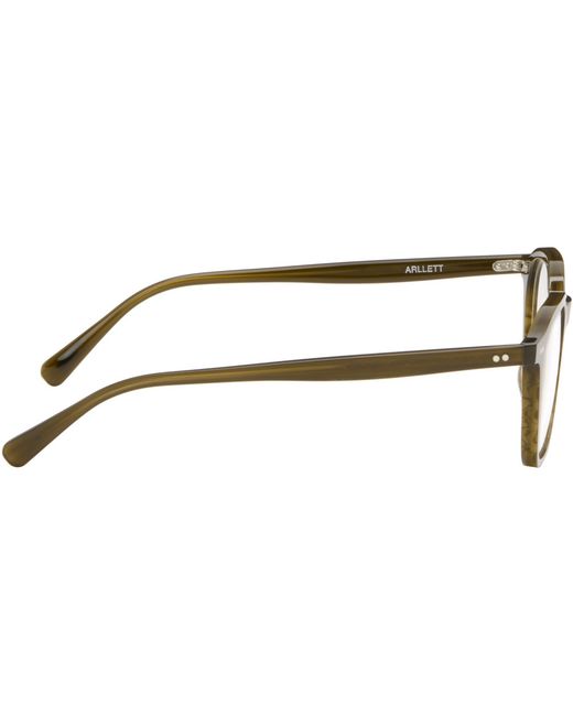 Oliver Peoples Black Arllett Glasses for men
