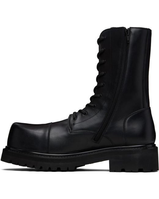 Vetements Black Stomp Compact Boots