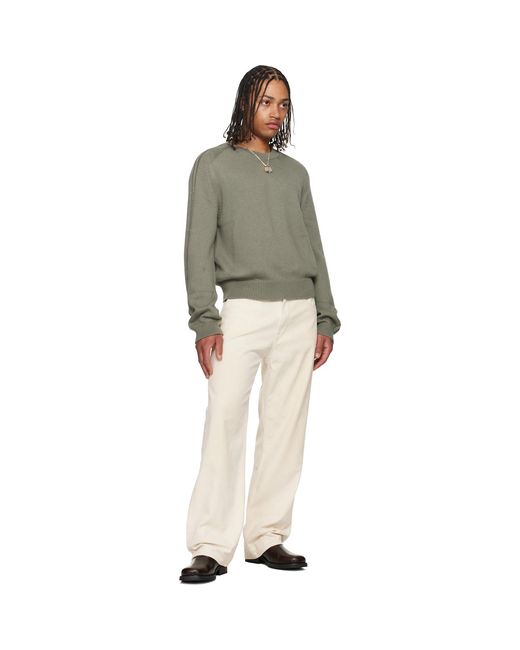 Our Legacy Green True Roundneck Sweater for men