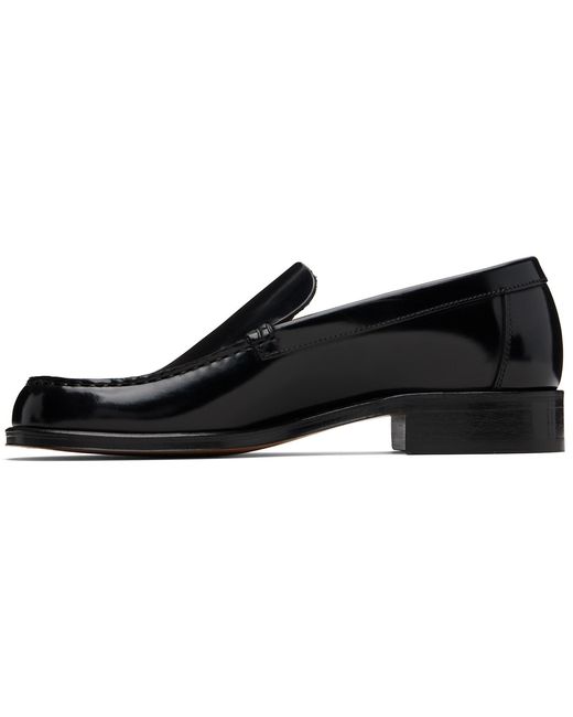 Lemaire Black Calfskin Loafers