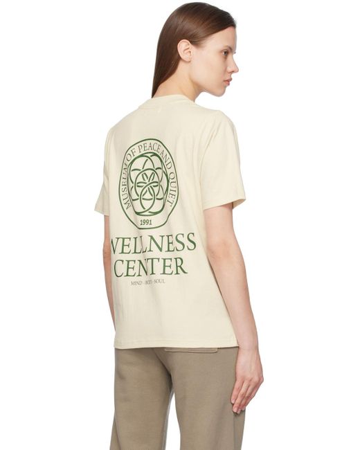 Museum of Peace & Quiet Natural Off- 'Wellness Center' T-Shirt