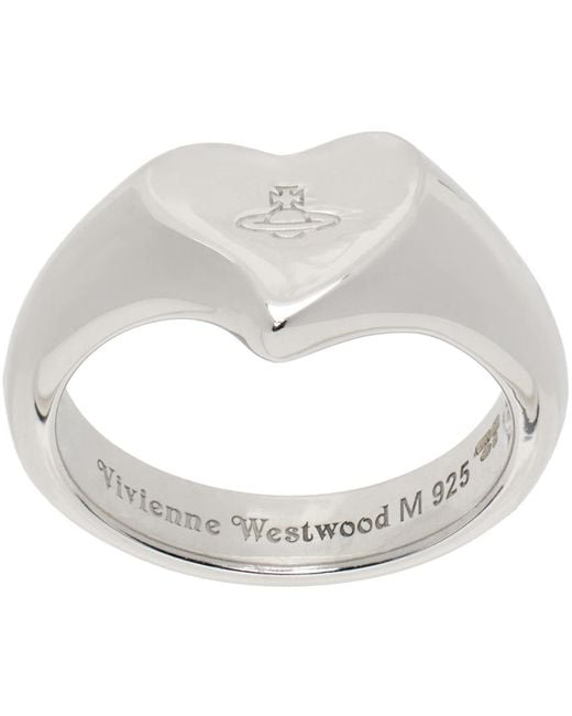 Vivienne Westwood Metallic Silver Marybelle Ring