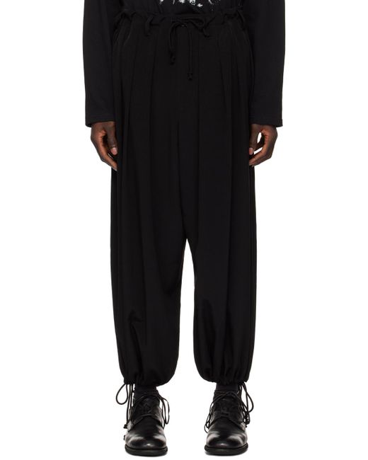 Pantalon bouffant noir Yohji Yamamoto pour homme en coloris Black