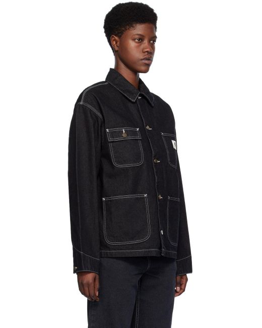 Carhartt Black Og Michigan Denim Jacket Lyst