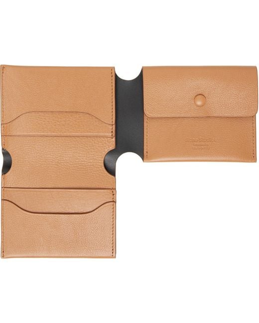 Acne Natural Fold Wallet for men