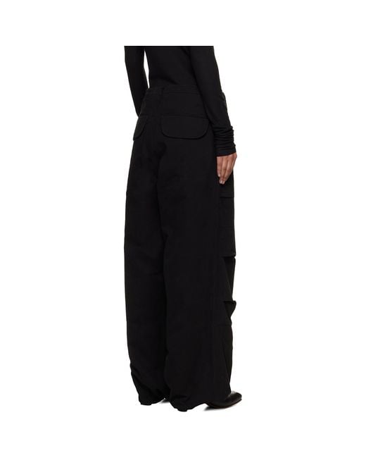 Entire studios Black Barren Cargo Pants