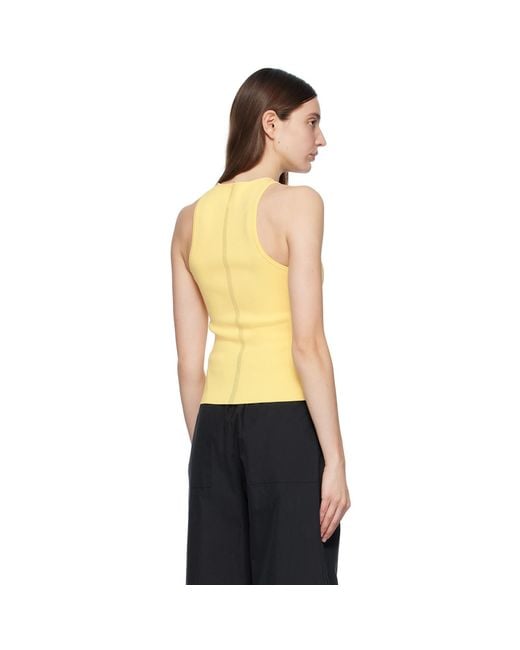 Paris Georgia Yellow Mia Tank Top