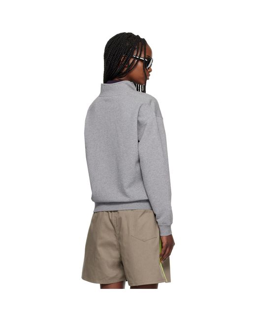 Canada Goose Gray Wander Quarter Zip Sweatshirt
