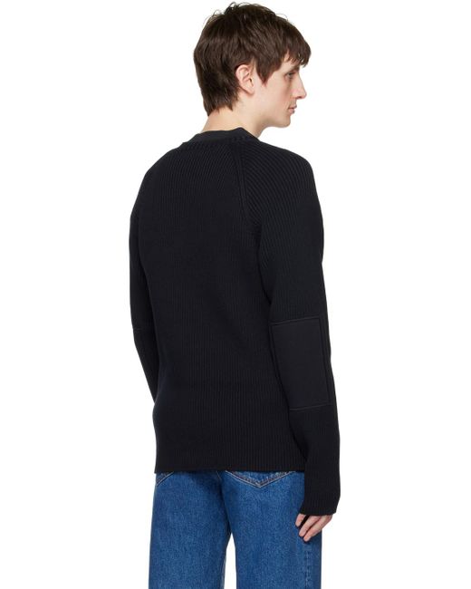 The Row Black Navy Tomas Sweater for men