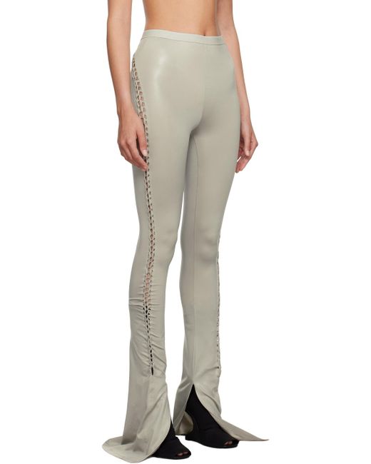 Rick Owens Natural Taupe Carmen Trousers