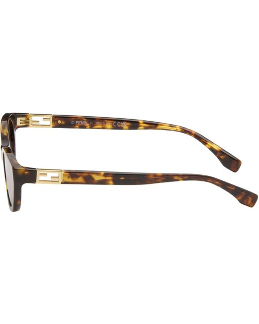 Fendi Brown Baguette Sunglasses