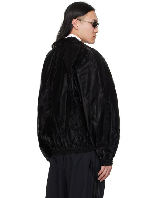 Y-3 Black Paneled Jacket for men