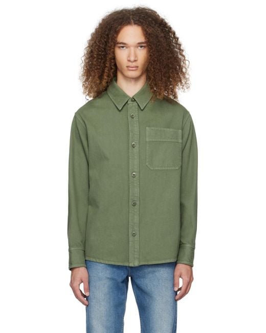 A.P.C. . Green Basile Shirt for men