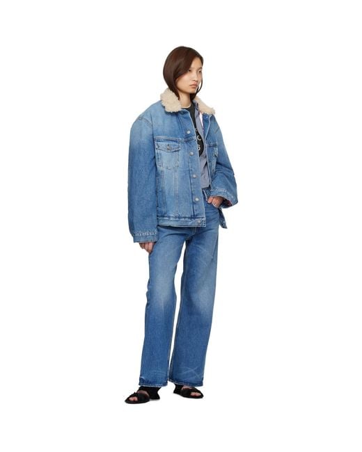 Acne Blue Lined Denim Jacket